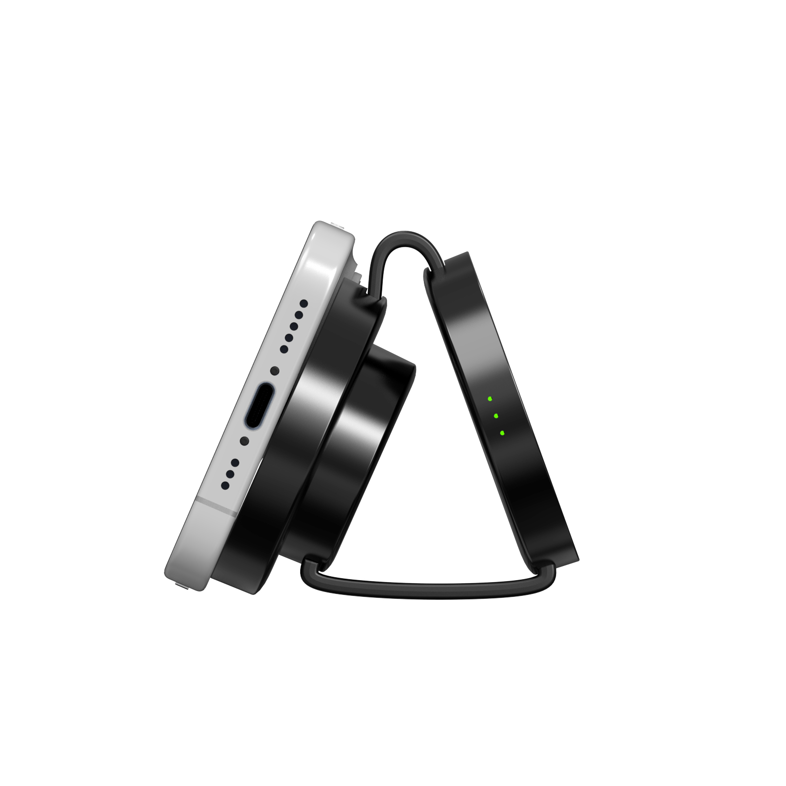 Hot Sale 3 in 1 Portable Phone Watch Earphones Phone Holder Foldable Wireless Charger Magnetic Wireless Charger