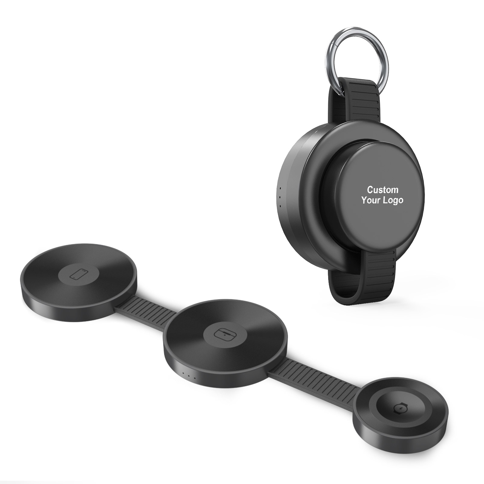Hot Sale 3 in 1 Portable Phone Watch Earphones Phone Holder Foldable Wireless Charger Magnetic Wireless Charger