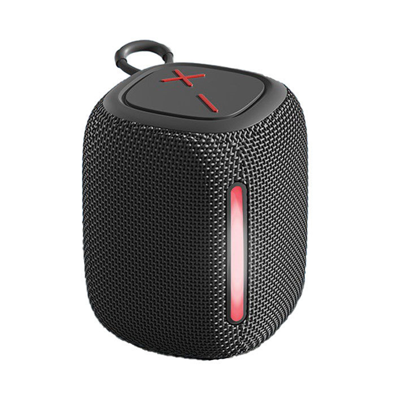 High Quality Fabric RGB Colorful Led Light Wireless Speaker Outdoor Portable Waterproof Super Bass Bluetooth Speaker
