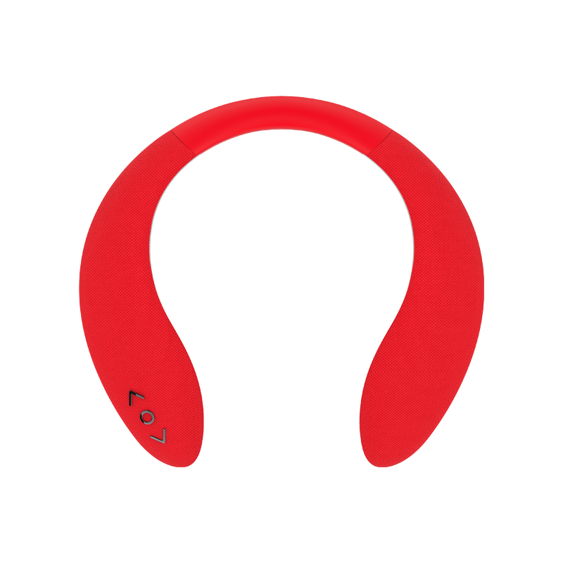 New Design Bluetooth 5.3 Portable Wireless Wearable Neck True 3D Stereo Surround Sound Outdoors Speaker Neckband Speakers