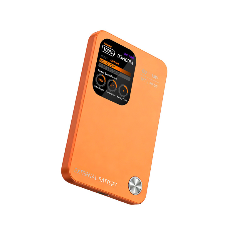 Custom LED logo 5000mAH 10000mah fast charge 22.5W magnetic wireless charging power bank