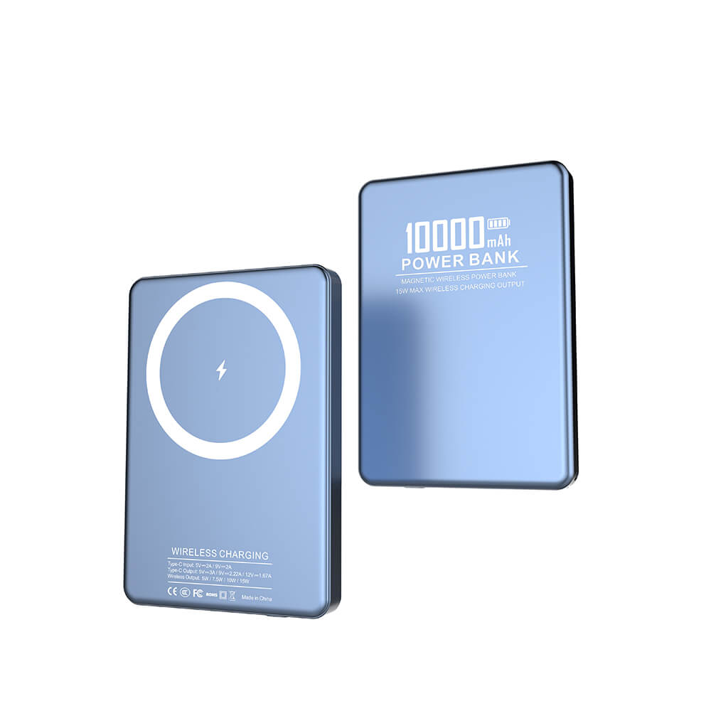 11.5mm Slim Magnetic Charger 15W Wireless Fast Charging High Voltage Portable Power Bank for Travel Outdoor Use