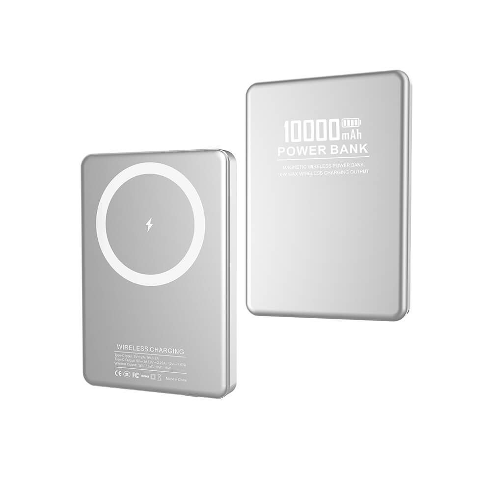 11.5mm Slim Magnetic Charger 15W Wireless Fast Charging High Voltage Portable Power Bank for Travel Outdoor Use