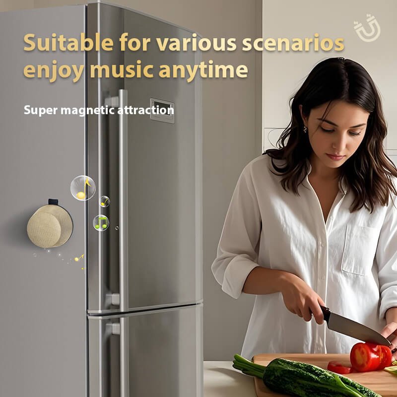 2025 Multifunction High Definition Sound Portable Speaker True Wireless Pairing Magnetic Wireless BT5.3 Mini Speaker