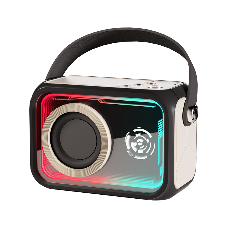 New Arrival Thousand Layer Mirror Bluetooth Speaker Mini Outdoor Portable RGB TF Wireless Speaker