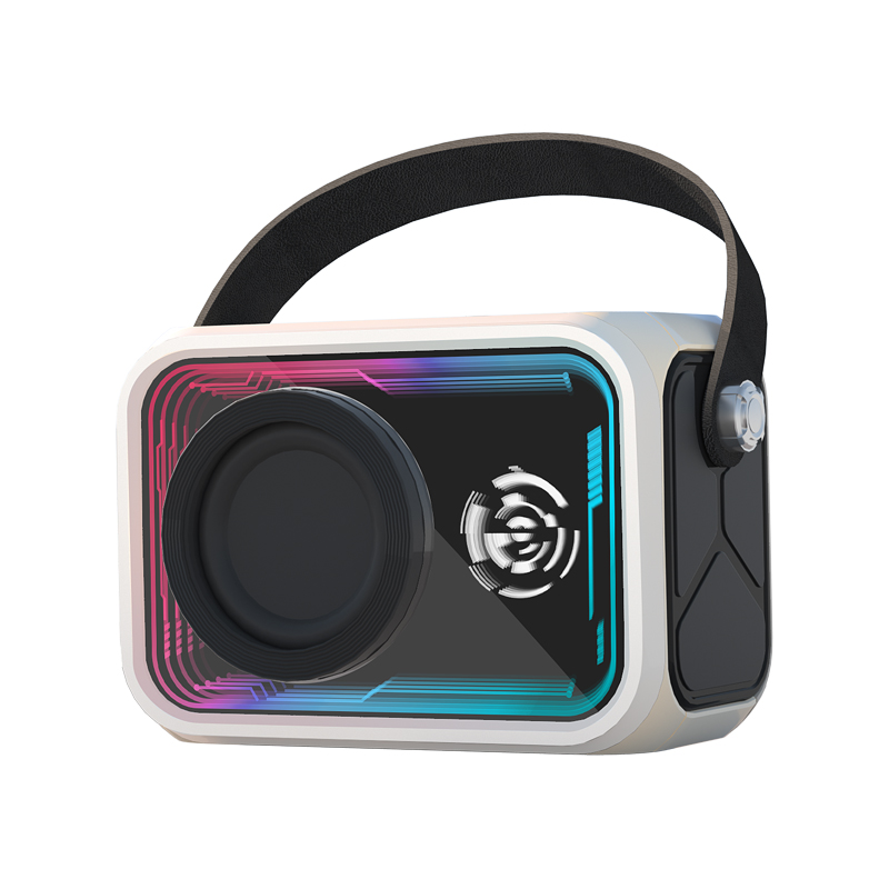New Arrival Thousand Layer Mirror Bluetooth Speaker Mini Outdoor Portable RGB TF Wireless Speaker