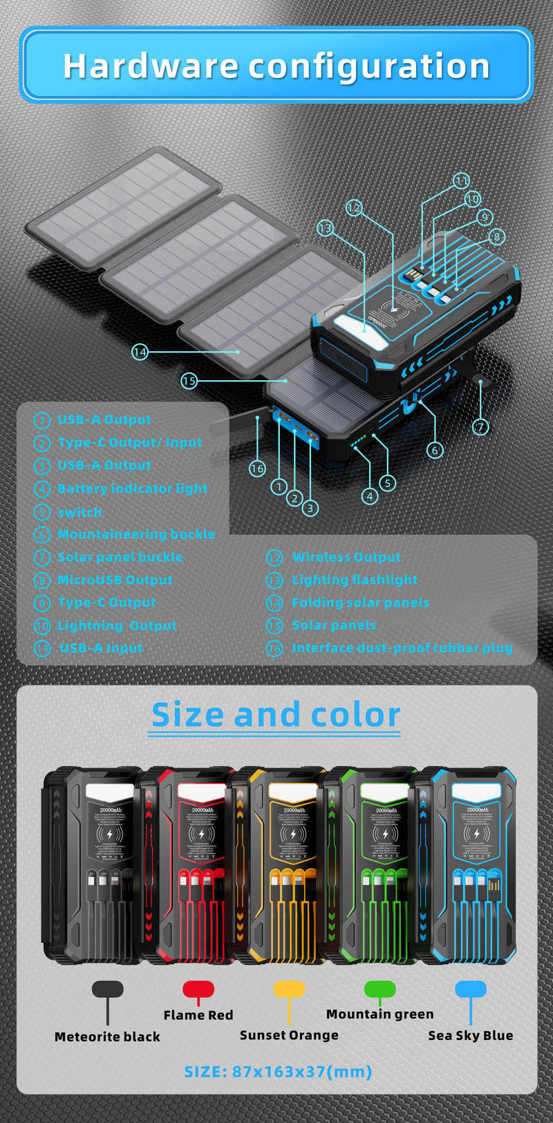 custom logo position and finish options
