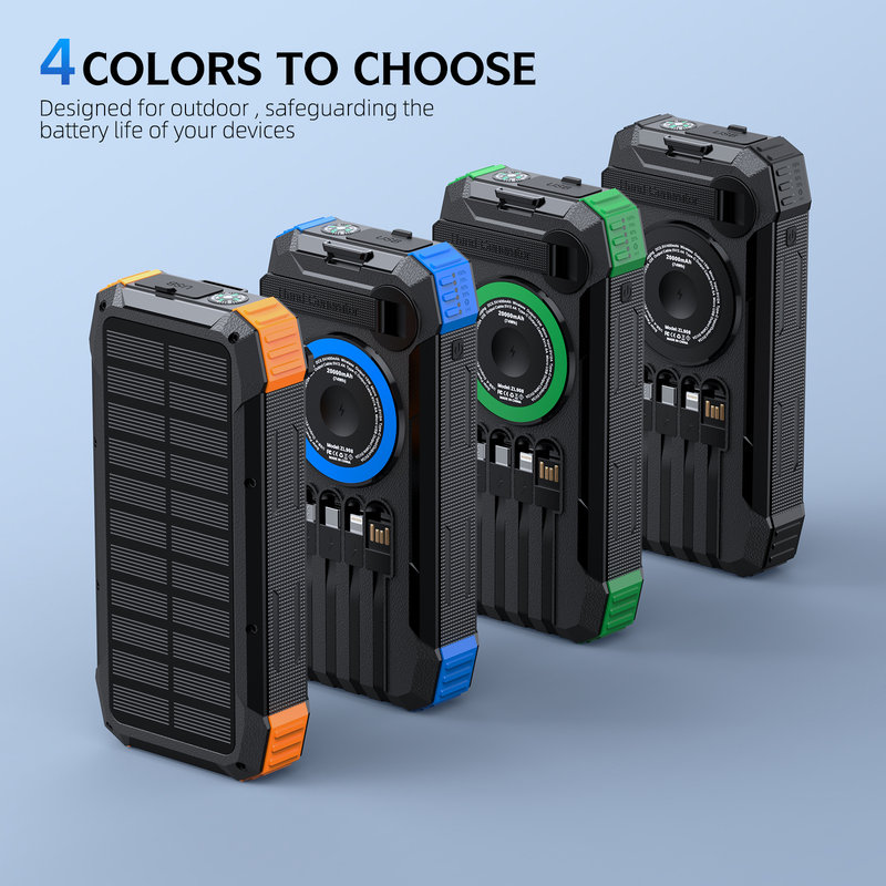 four built-in cables and 22.5W output ports